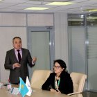 The campaign group members of the city campaign headquarters of the party “Nұr Otan” met the work collective of LLP “SK-Pharmacy”.